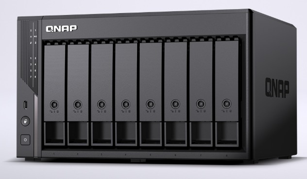 QNAP 8-bay 2.5GbE NAS 網絡儲存裝置 QU805 N150 - 16GB - QNAP OA-03510