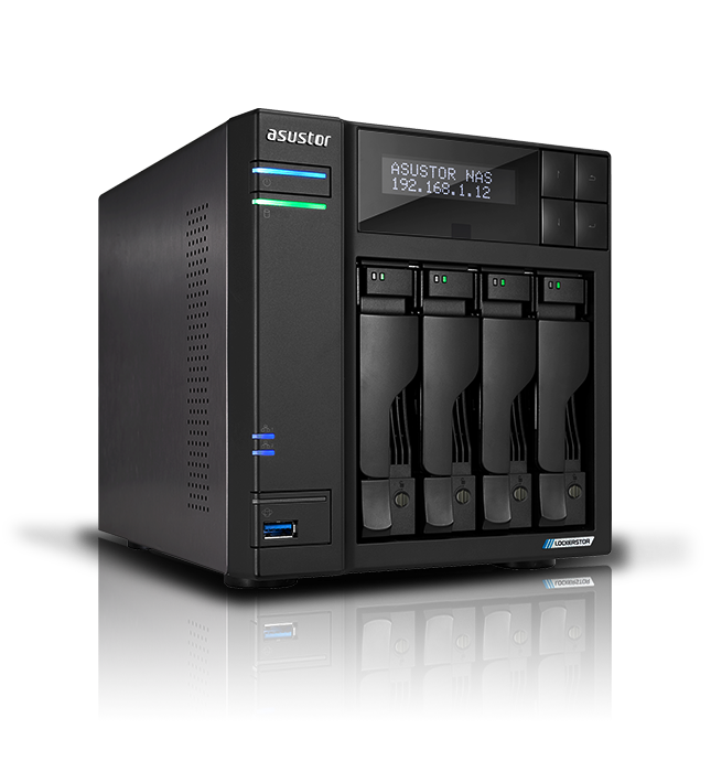 Asustor Lockerstor Gen 2 (LCD Panel) 4-Bay NAS 華芸網絡儲存裝置 - AS6704T V2 - Asustor OA-03515