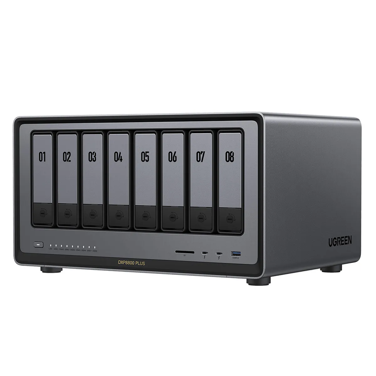UGreen 綠聯 DXP8800 8-Bay Plus NAS 網絡儲存伺服器 - UGREEN OA-03519