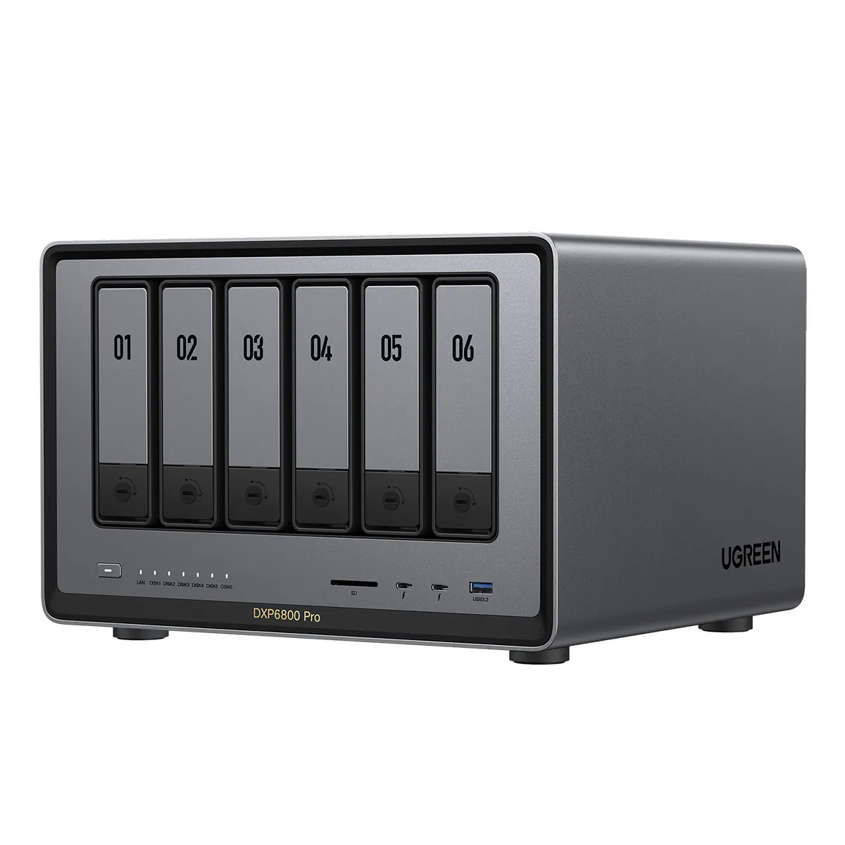 UGreen 綠聯 DXP6800 Pro 6-Bay NAS 網絡儲存伺服器 - UGREEN OA-03520