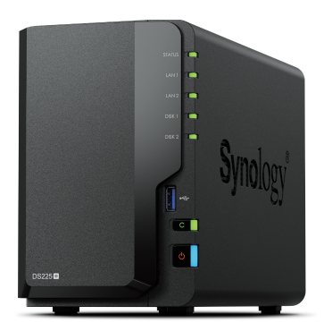 Synology Disk Station DS225+ 2Bay NAS - Synology OA-03524