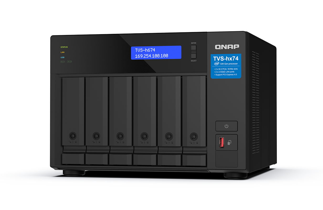 QNAP 6-Bay NAS 網絡儲存裝置 TVS-h674-i3-16G - QNAP OA-03536