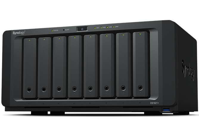 Synology DiskStation® DS1821+ 8 Bay NAS - Synology OA-03561
