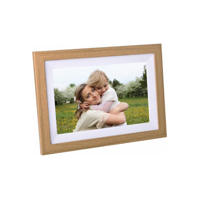 KODAK RCF-1012W 10-inch WiFi Digital Photo Frame Wood - Kodak OA-03602