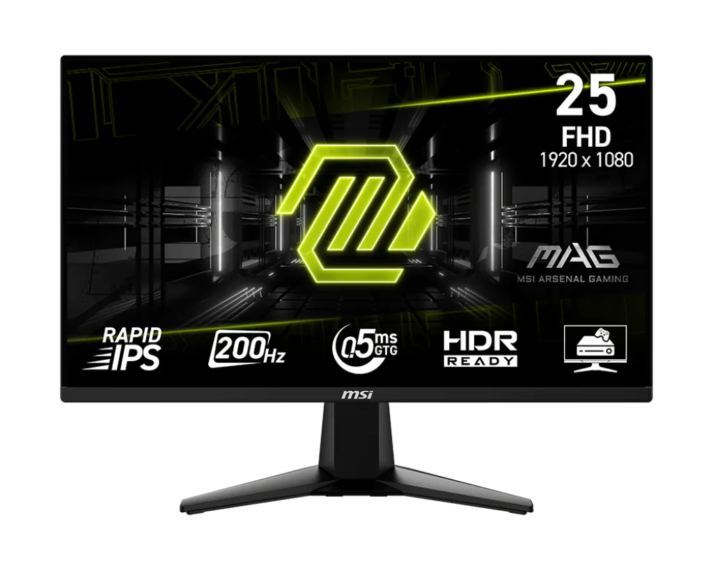 MSI MAG 255F E20 25吋 FHD Rapid IPS 200Hz 電競顯示器 - MSI OA-03618