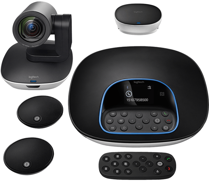 Logitech Group Video Conferencing Bundle with Expansion Mics 視訊會議系統套裝 - Logitech OA-03698