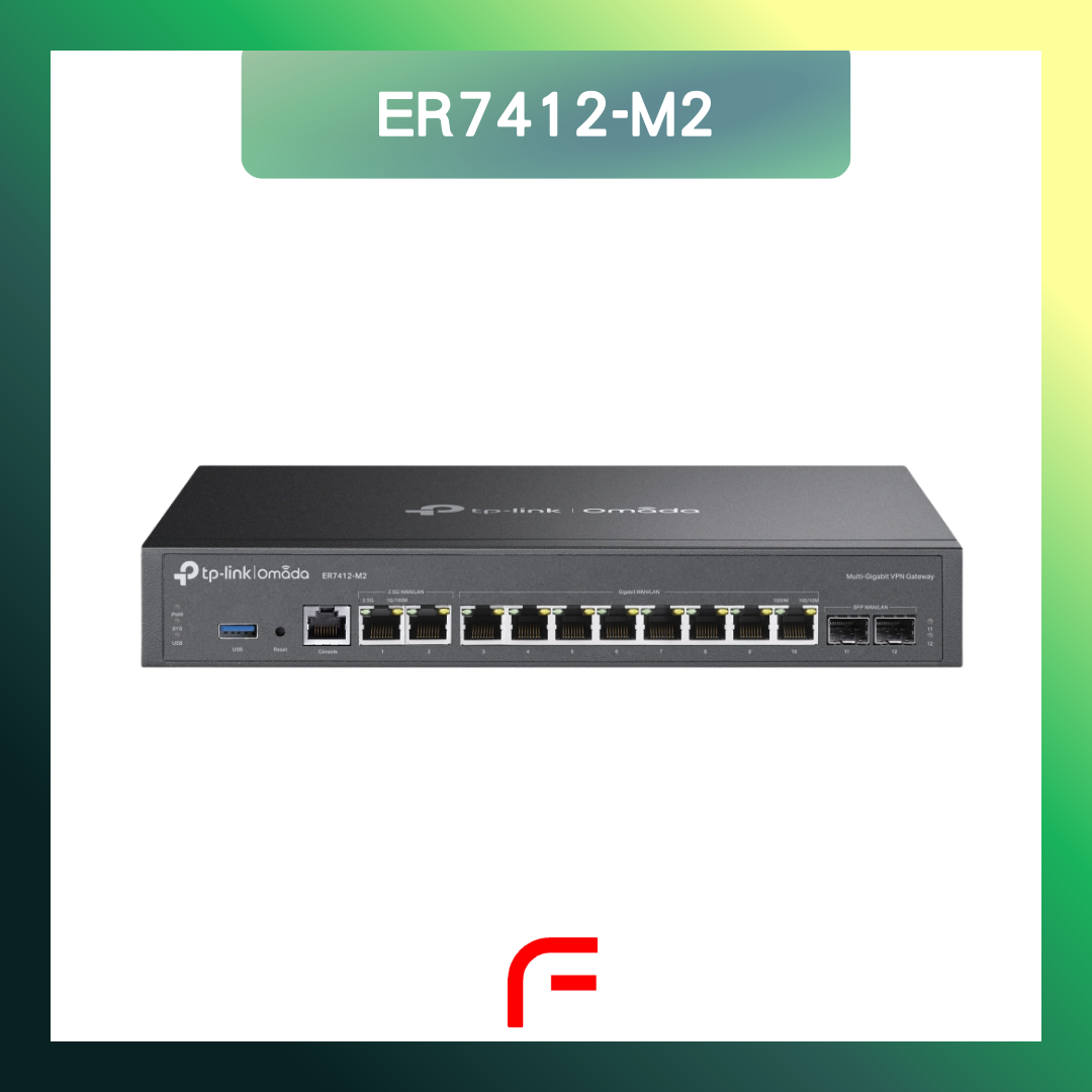 Tp-Link ER7412-M2 - Omada Multi-Gigabit VPN 路由器 - TP-Link OA-03807