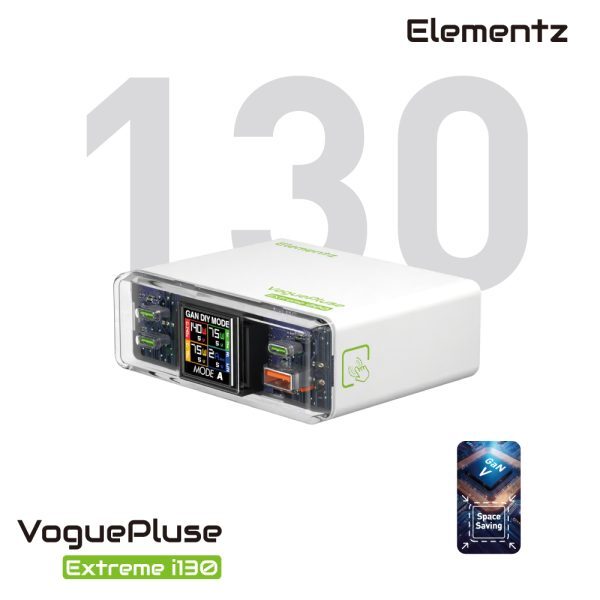 Elementz VoguePluse Extreme i130 130W 充電器 (PD-VPi130) - Elementz OA-03959