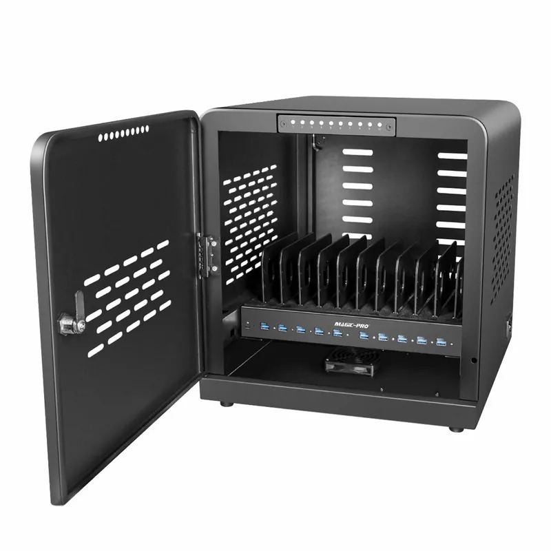 Magic-Pro ProMini CC10T 10-port 1000W (USB-C or USB-A) Charging Cabinet App控制充電櫃 - Magic-Pro OA-04048