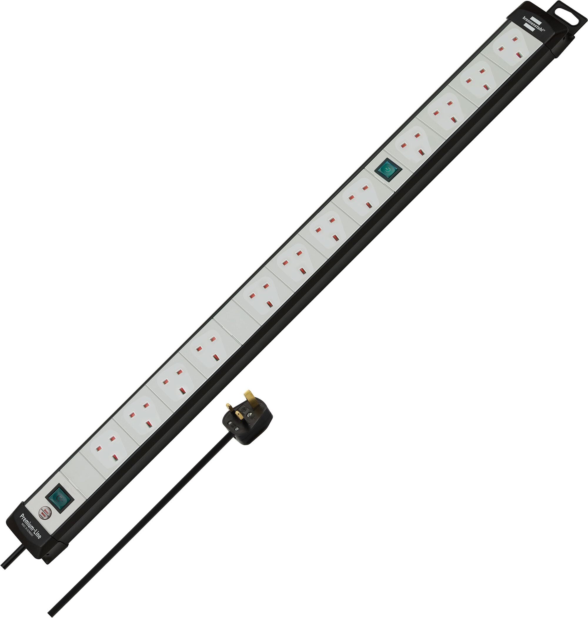 Brennenstuhl Premium-Line 12位延長拖板 3米 - 1951523600 - Brennenstuhl OA-04096